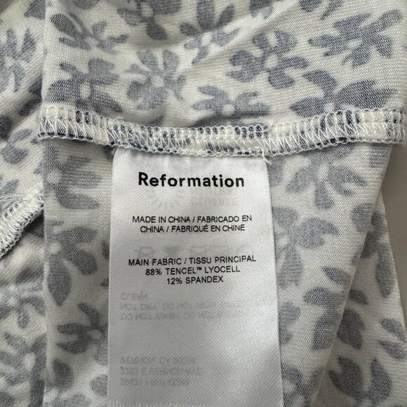 Reformation Rika Floral Tank Top And Wrap Skirt Set Size XL - Picture 12 of 12